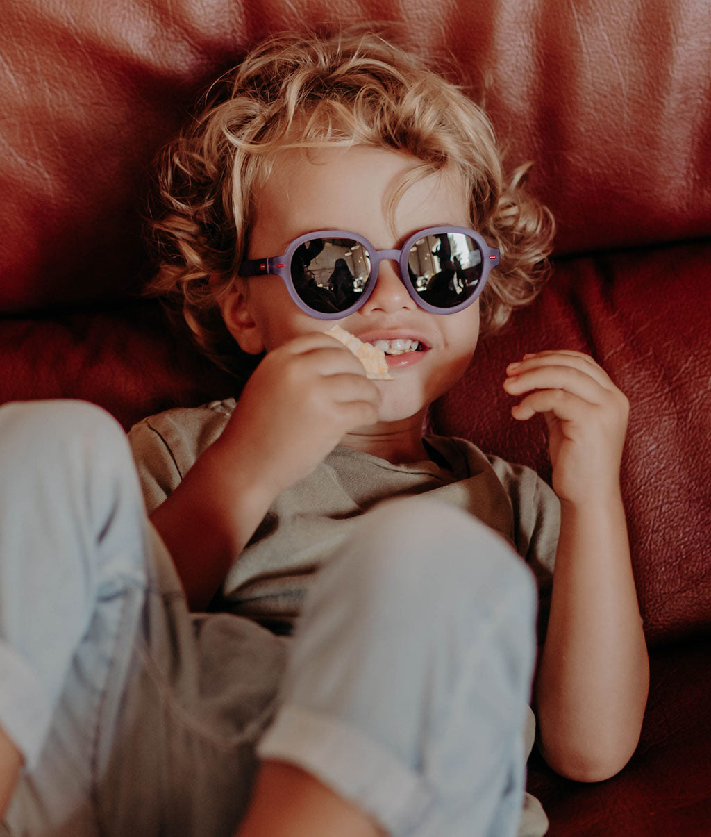 Lunettes de soleil Enfants Megy Alba, colorées, verres catégorie 3, UV400, verres polarisés, dès 2 ans, Cool Kids Only !