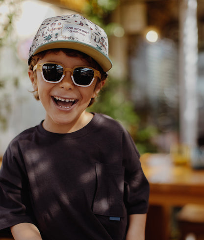 Lunettes de soleil Enfants Mini Edie, colorées, verres catégorie 3, UV400, verres polarisés, dès 2 ans, Cool Kids Only !