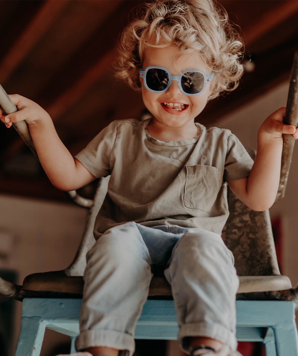 Lunettes de soleil Enfants Koody Sky, colorées, verres catégorie 3, UV400, verres polarisés, dès 2 ans, Cool Kids Only !