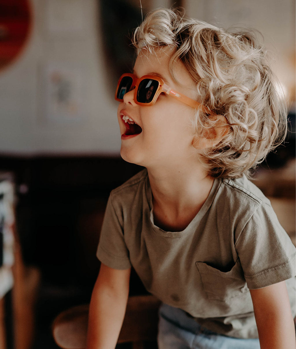 Lunettes de soleil Enfants Morzi Jill, colorées, verres catégorie 3, UV400, verres polarisés, dès 2 ans, Cool Kids Only !