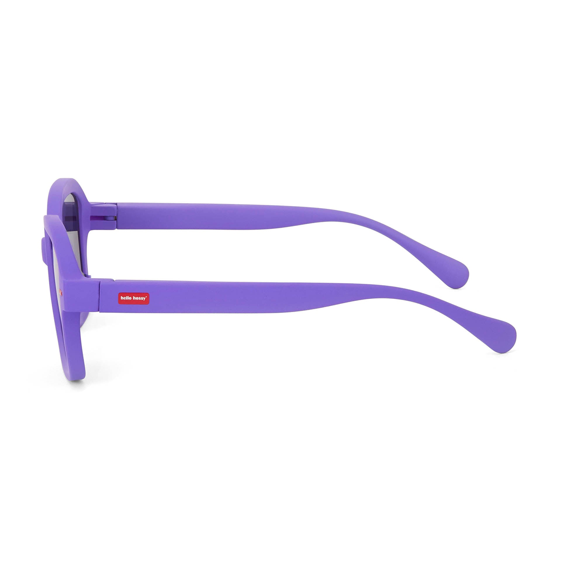 Zonnebrillen voor kinderen paars matte brilpootjes Hello Hossy