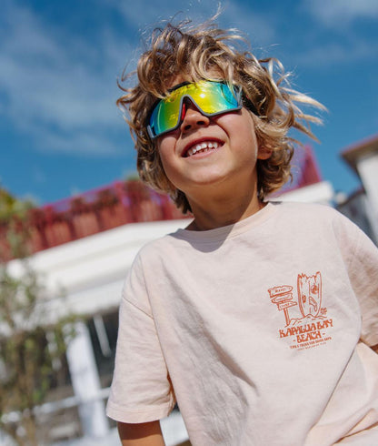 Zonnebrillen voor kinderen sportieve vorm gepolariseerde glazen multicolour Hello Hossy