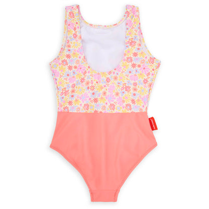 Maillot de Bain Fille Retro Flowers anti-uv, une pièce, Cool Kids Only !