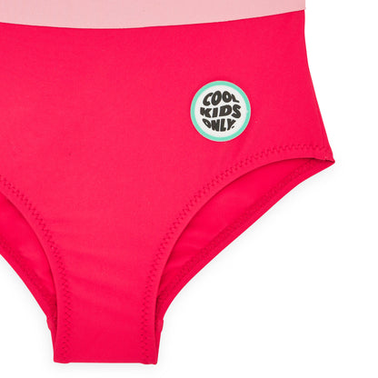 Maillot de Bain Fille Mini Framboise anti-uv, une pièce, Cool Kids Only !