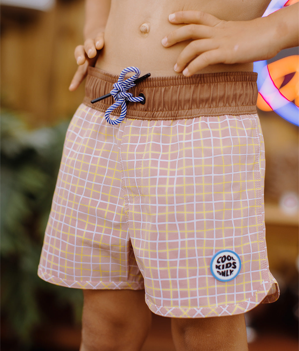 Short de Bain Garçon Tennis anti-uv, Cool Kids Only !