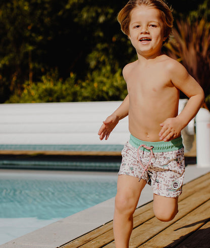 Short de Bain Garçon Jungly anti-uv, Cool Kids Only !