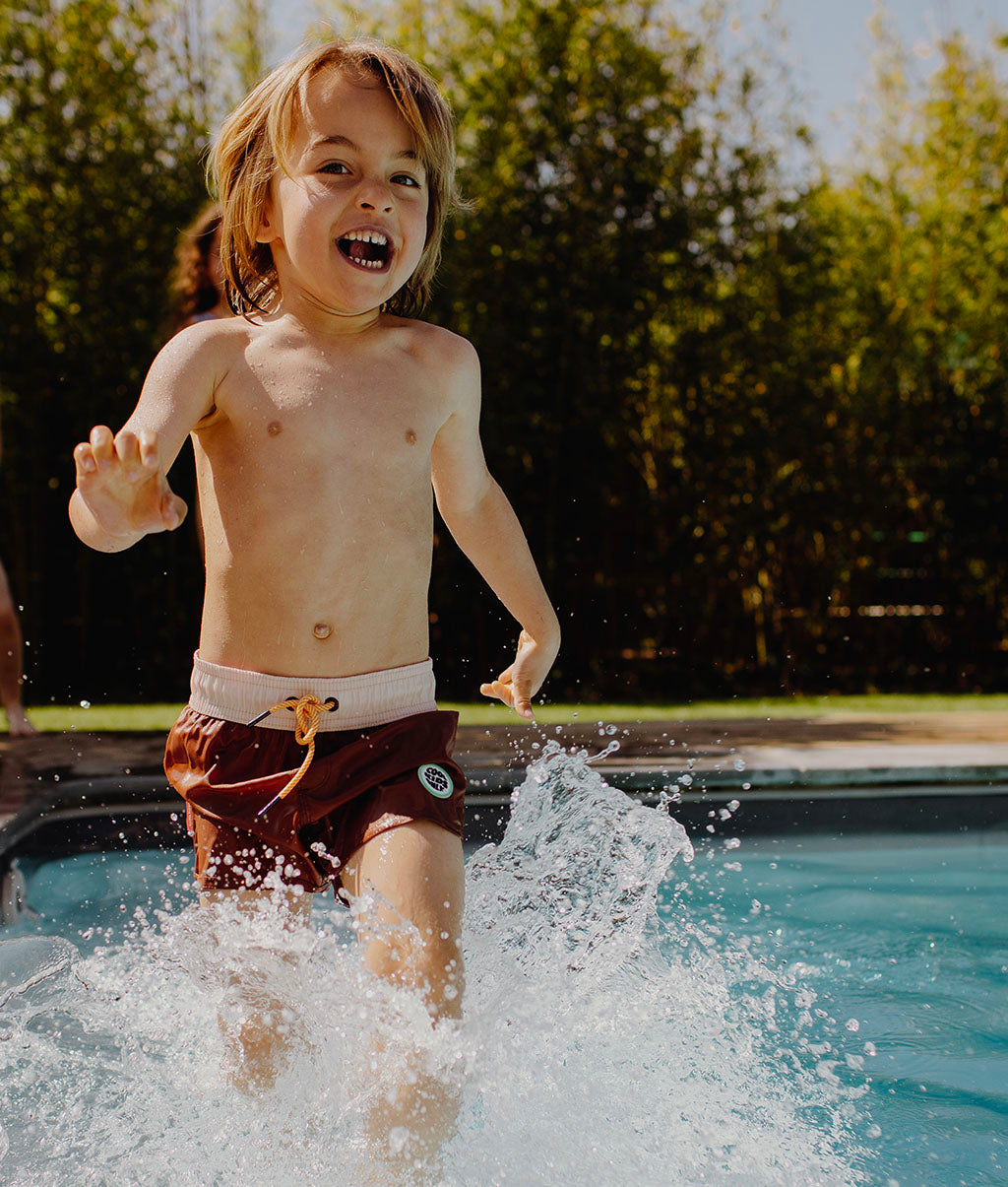 Maillot de Bain Garçon Mini Iced Coffee anti-uv, Cool Kids Only !