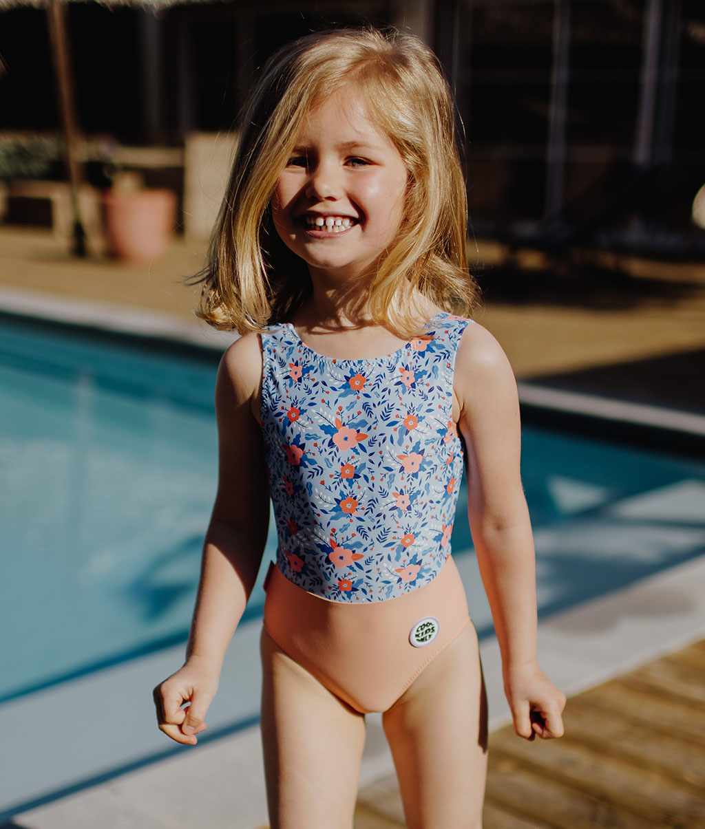 Maillot de Bain Fille Champêtre anti-uv, une pièce, Cool Kids Only !