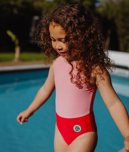 Maillot de Bain Fille Mini Framboise anti-uv, une pièce, Cool Kids Only !