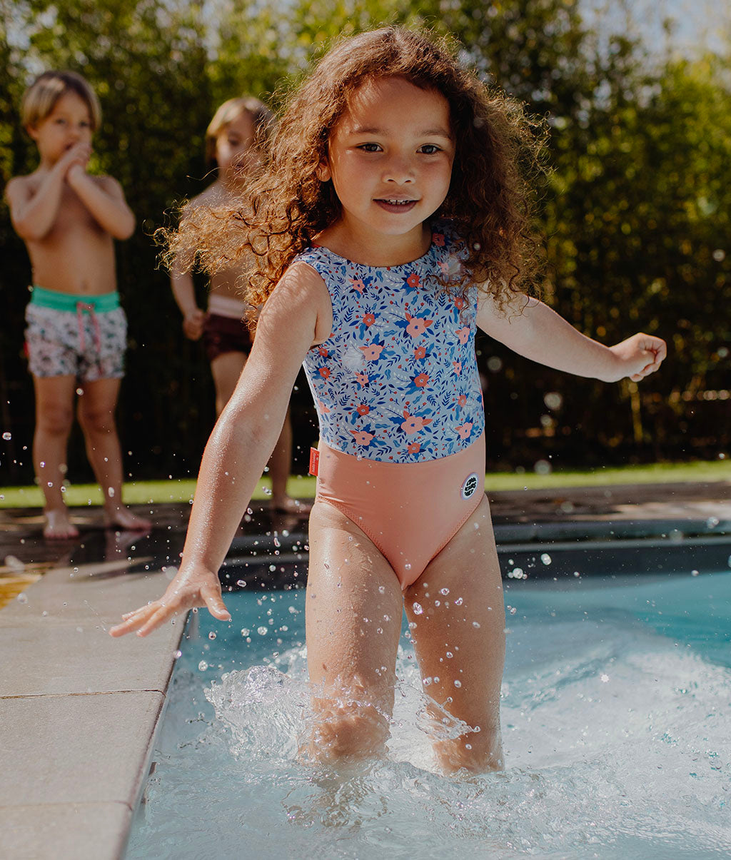 Maillot de Bain Fille Champêtre anti-uv, une pièce, Cool Kids Only !