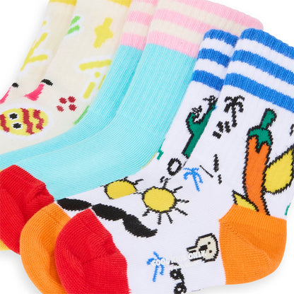 Pack Chaussettes Enfants, coton biologique, accessoire coloré, cadeau enfant, dès 1 an, Cool Kids Only !