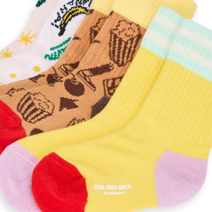 Pack Chaussettes Enfants, coton biologique, accessoire coloré, cadeau enfant, dès 1 an, Cool Kids Only !