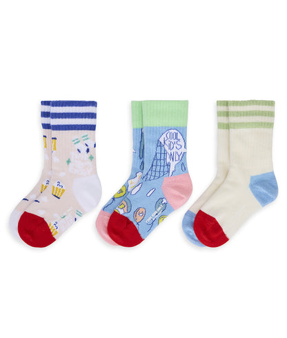 Pack Chaussettes Enfants, coton biologique, accessoire coloré, cadeau enfant, dès 1 an, Cool Kids Only !