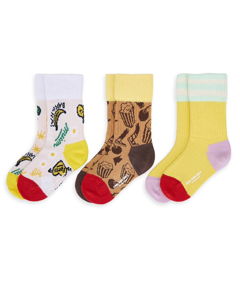 Pack Chaussettes Enfants, coton biologique, accessoire coloré, cadeau enfant, dès 1 an, Cool Kids Only !