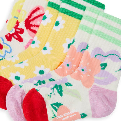 Pack Chaussettes Enfants, coton biologique, accessoire coloré, cadeau enfant, dès 1 an, Cool Kids Only !