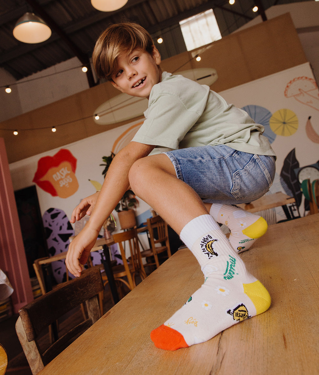 Pack Chaussettes Enfants, coton biologique, accessoire coloré, cadeau enfant, dès 1 an, Cool Kids Only !