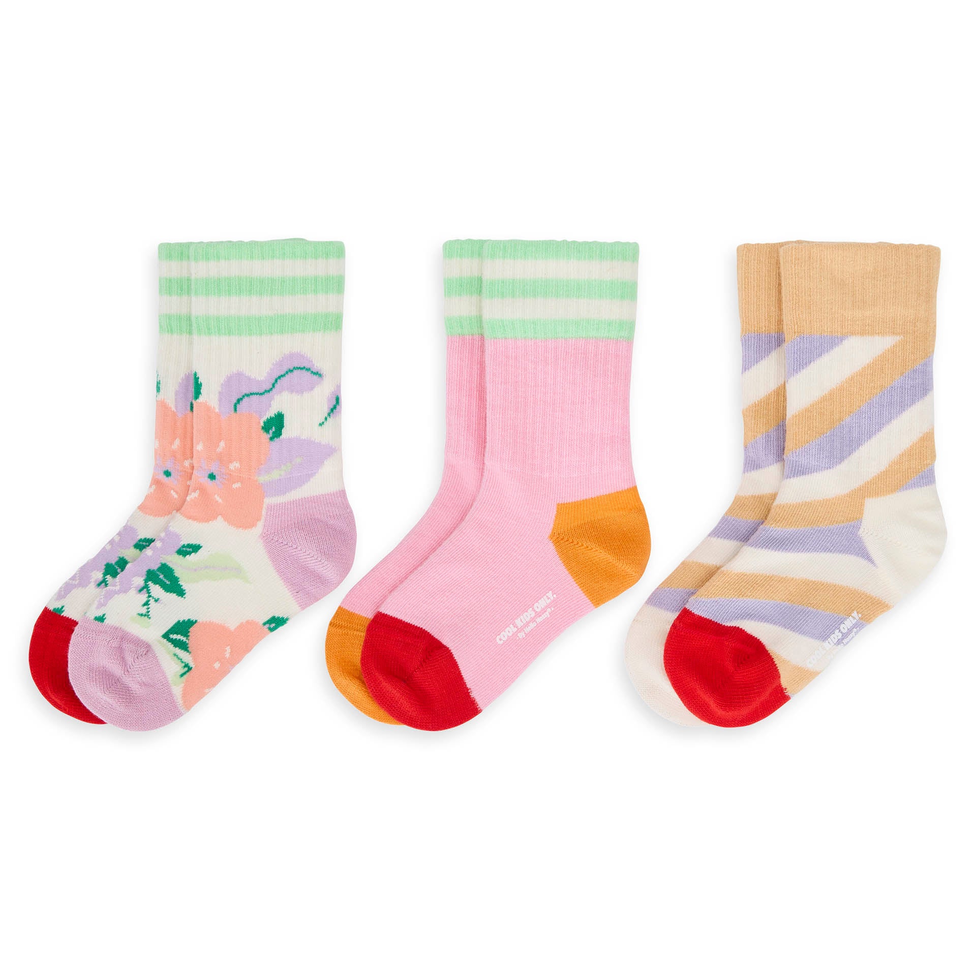 Pack Chaussettes Enfants, coton biologique, accessoire coloré, cadeau enfant, dès 1 an, Cool Kids Only !