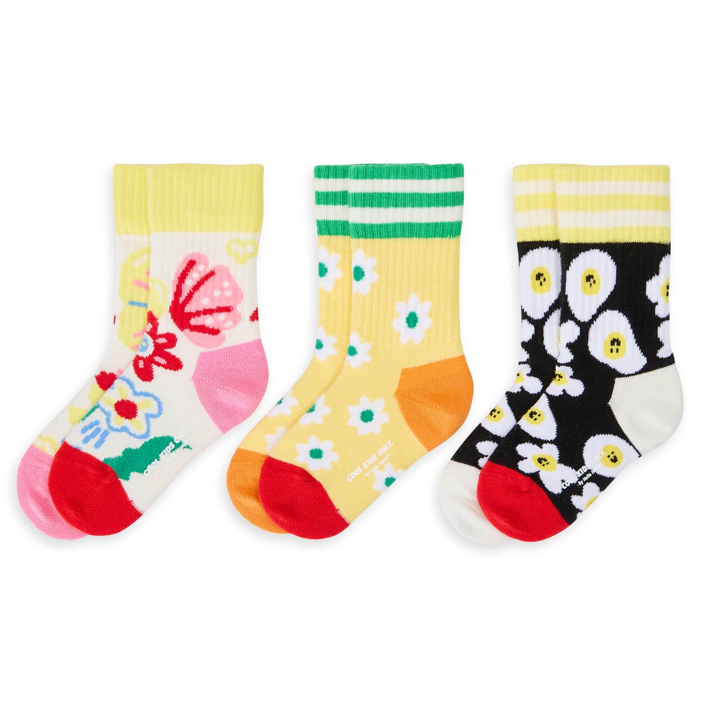 Pack Chaussettes Enfants, coton biologique, accessoire coloré, cadeau enfant, dès 1 an, Cool Kids Only !