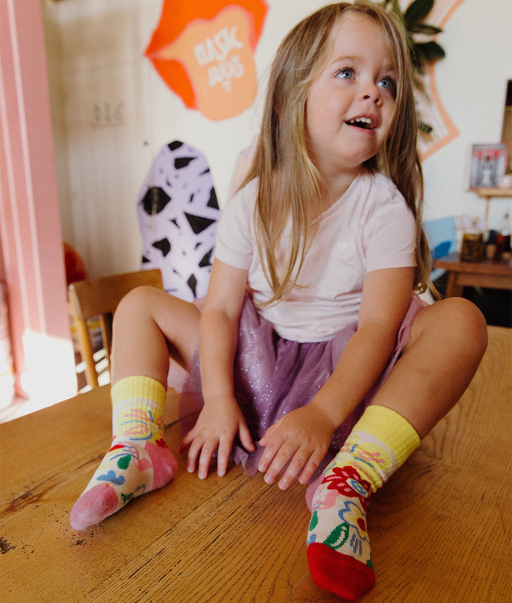 Pack Chaussettes Enfants, coton biologique, accessoire coloré, cadeau enfant, dès 1 an, Cool Kids Only !