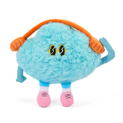Peluche originale pour enfant Hello Hossy forme nuage Rock N Cloud – vue de face, debout