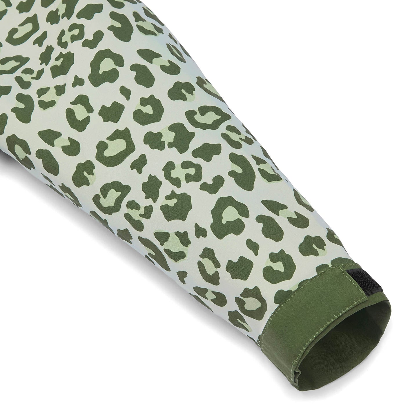 Green Leopard Regenponcho