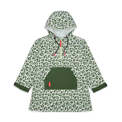 Green Leopard Regenponcho