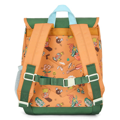 Rugzak kind bruin muziek prints Hello Hossy