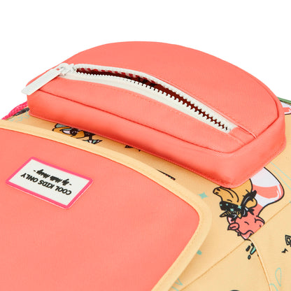 Sac à dos enfant jaune rose motif licorne Hello Hossy
