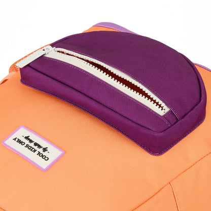 Rugzak kind oranje vak paars Hello Hossy