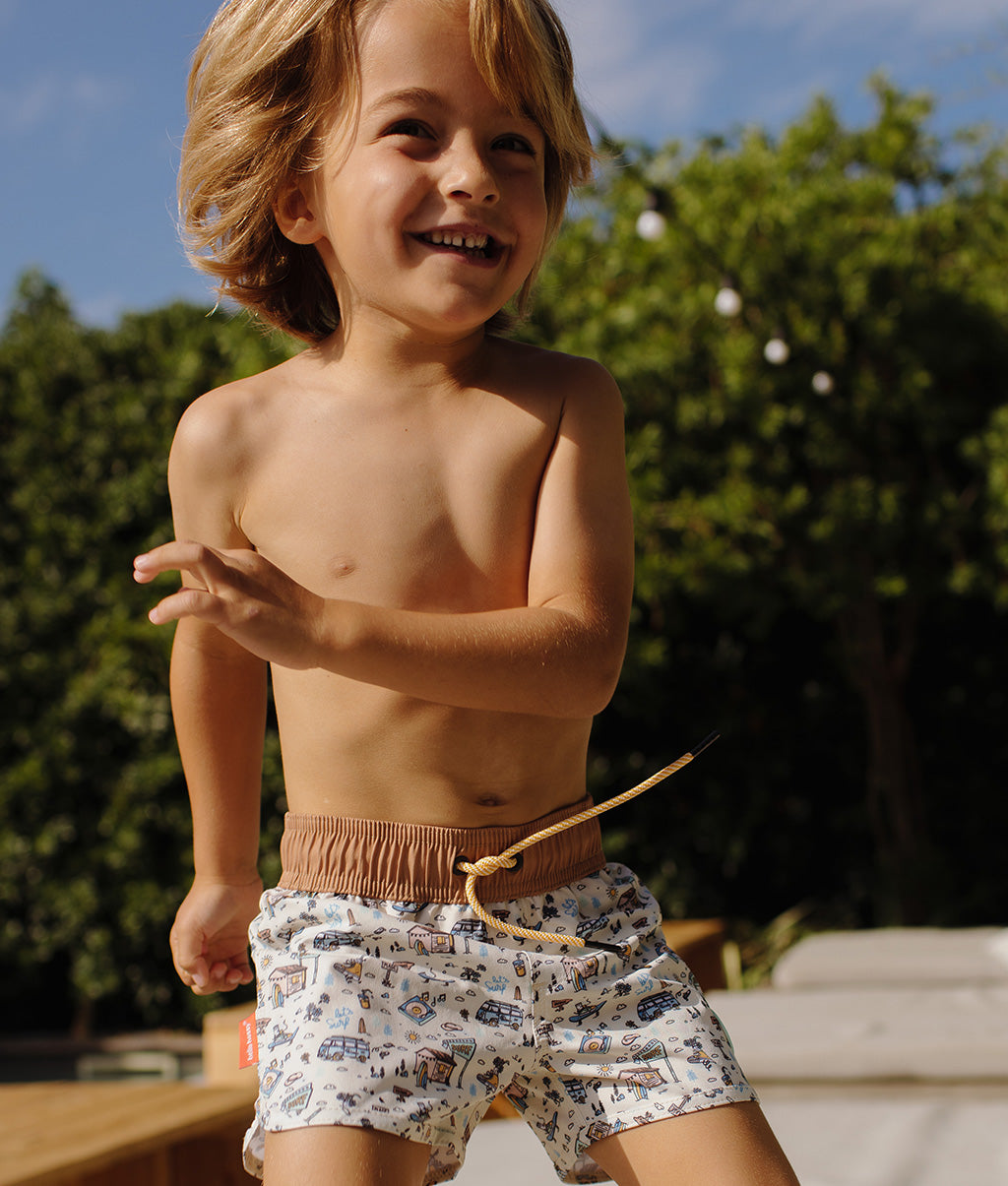 Jongens Badpak Hossegor met UV-bescherming, Cool Kids Only !
