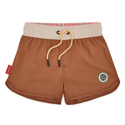 Short de Bain Garçon Mini Iced Coffee anti-uv, Cool Kids Only !