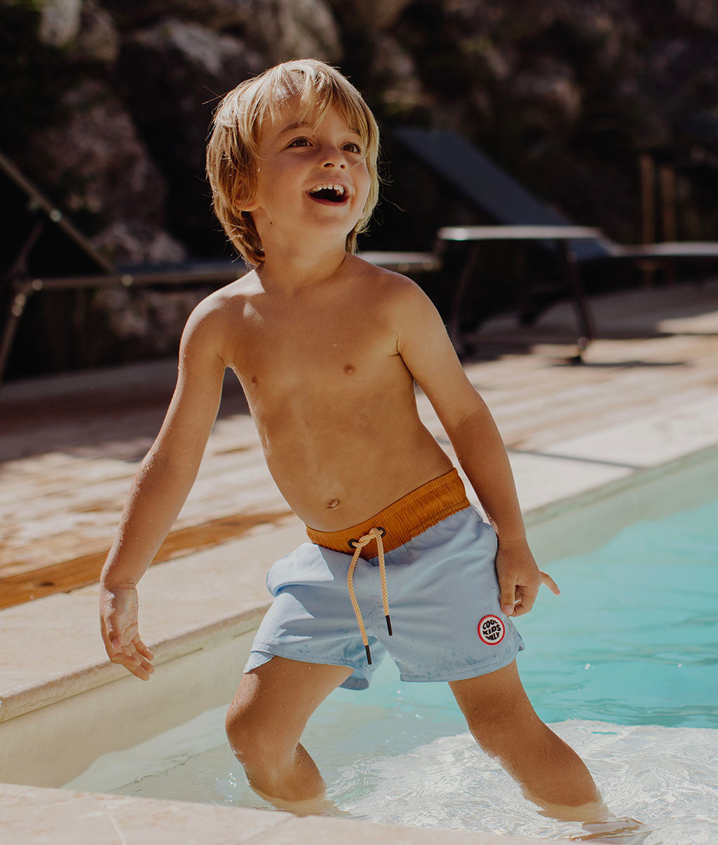 Short de Bain Garçon Mini Yosemite anti-uv, Cool Kids Only !