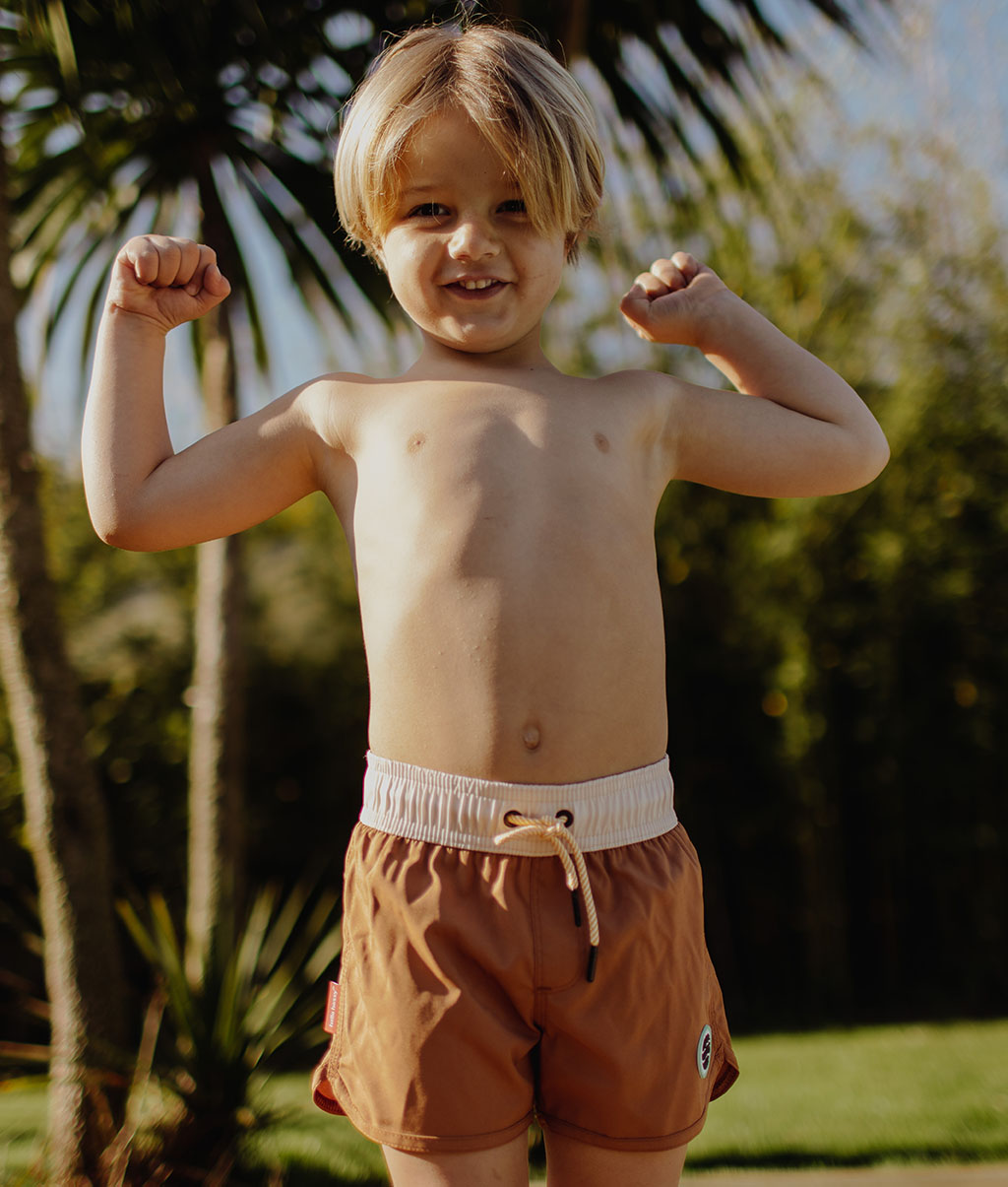 Maillot de Bain Garçon Mini Iced Coffee anti-uv, Cool Kids Only !