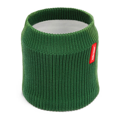 Snood kind groen geribbelde maille fleece voering Hello Hossy