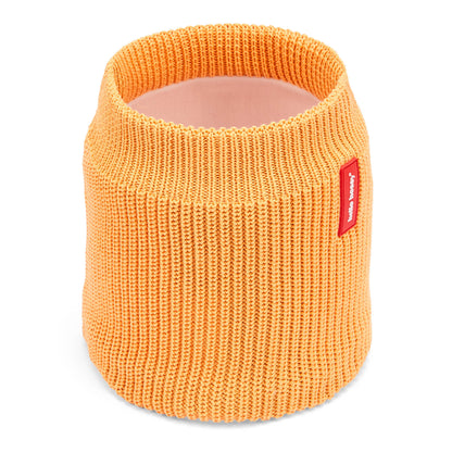 Kindersnoood camelkleurig geribbeld breisel detail rood label Hello Hossy