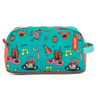 Trousse de toilette enfant vert motifs musique Hello Hossy