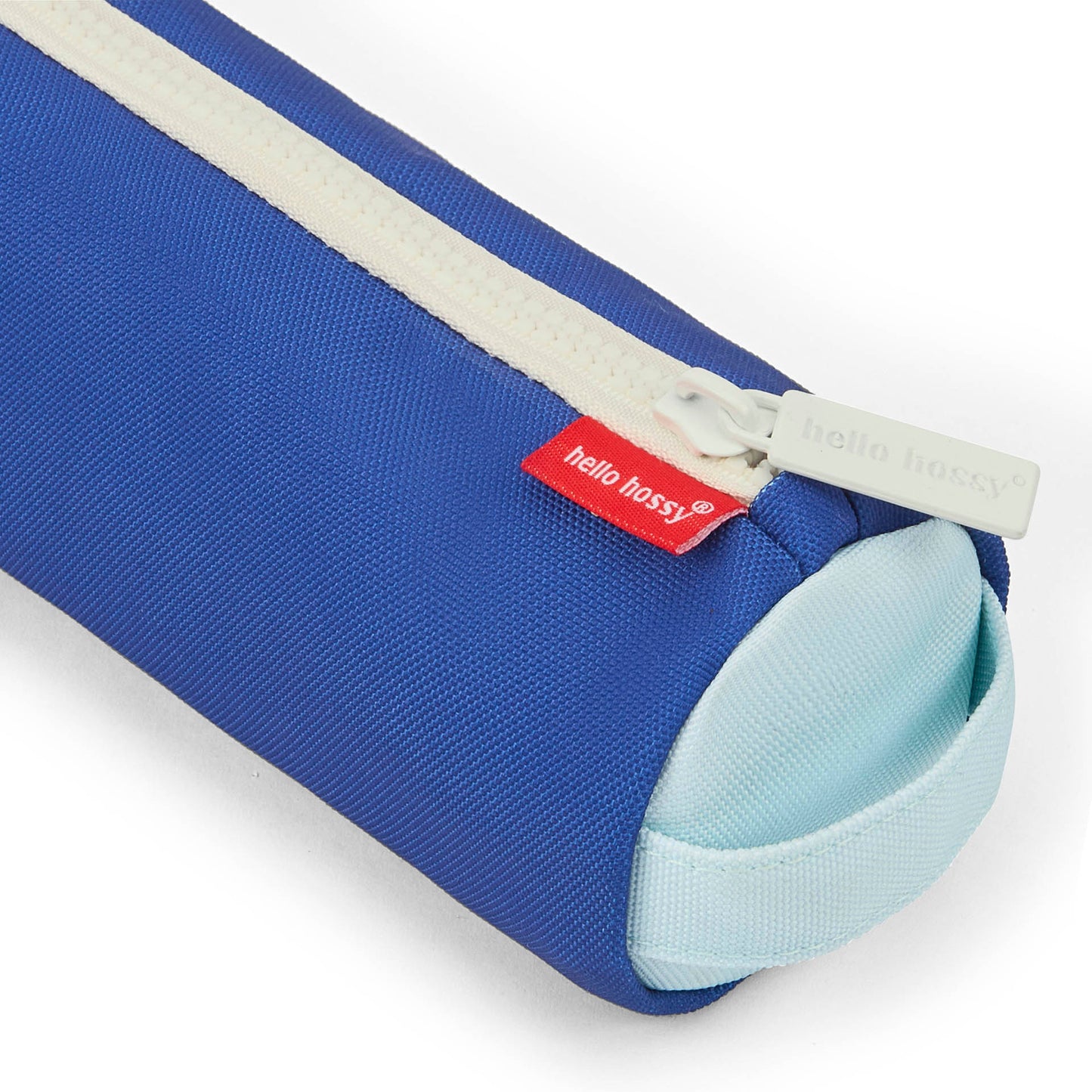 Schooletui kind Lichtblauw en Donkerblauw ritssluiting Hello Hossy