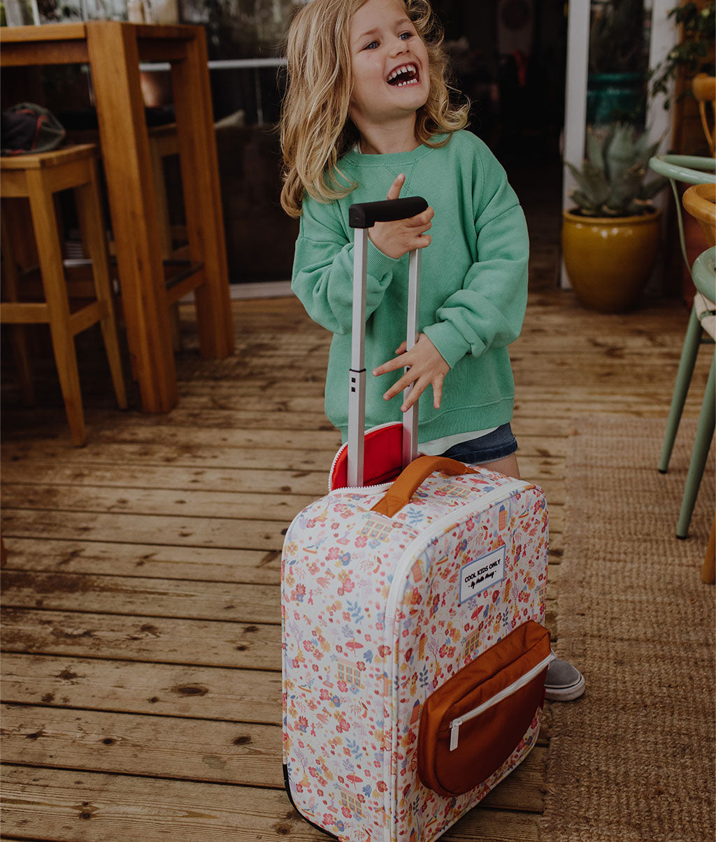 Valies Kinderen Dried Flowers, cabineformaat, met wielen, Cool Kids Only !