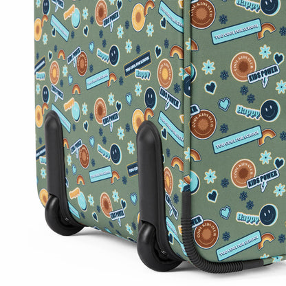 Valies Kinderen Smiley, cabineformaat, met wielen, Cool Kids Only !