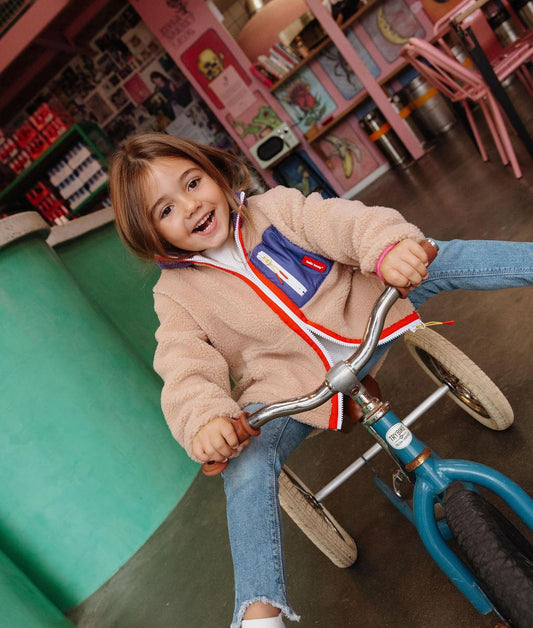 Veste polaire beige enfant Hello Hossy