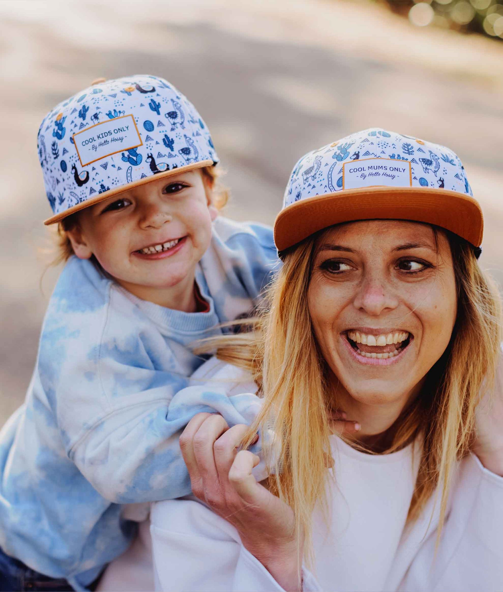 Casquette Parents-Enfants Lama, visière plate, matchy-matchy, éco-responsable, dès 9 mois, Cool Kids Only !