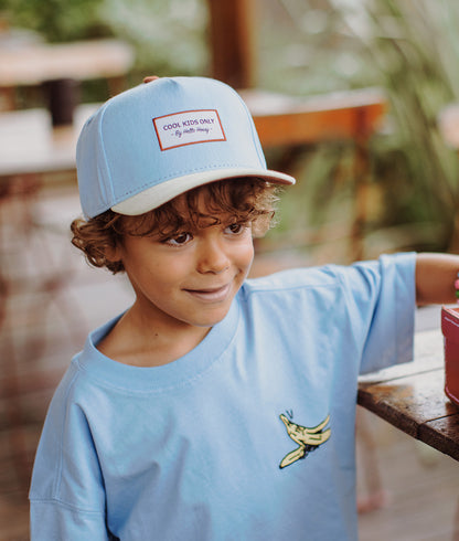 Casquette Enfants Mini Water, visière courbée, 100% coton biologique, certifiée Oeko-Tex, dès 9 mois, Cool Kids Only !