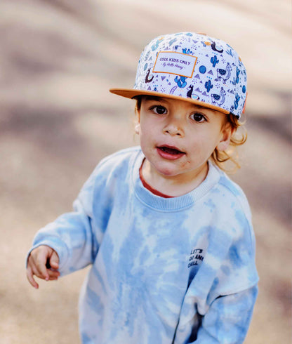 Casquette Enfants Lama, visière plate, éco-responsable, certifiée Oeko-Tex, dès 9 mois, Cool Kids Only !