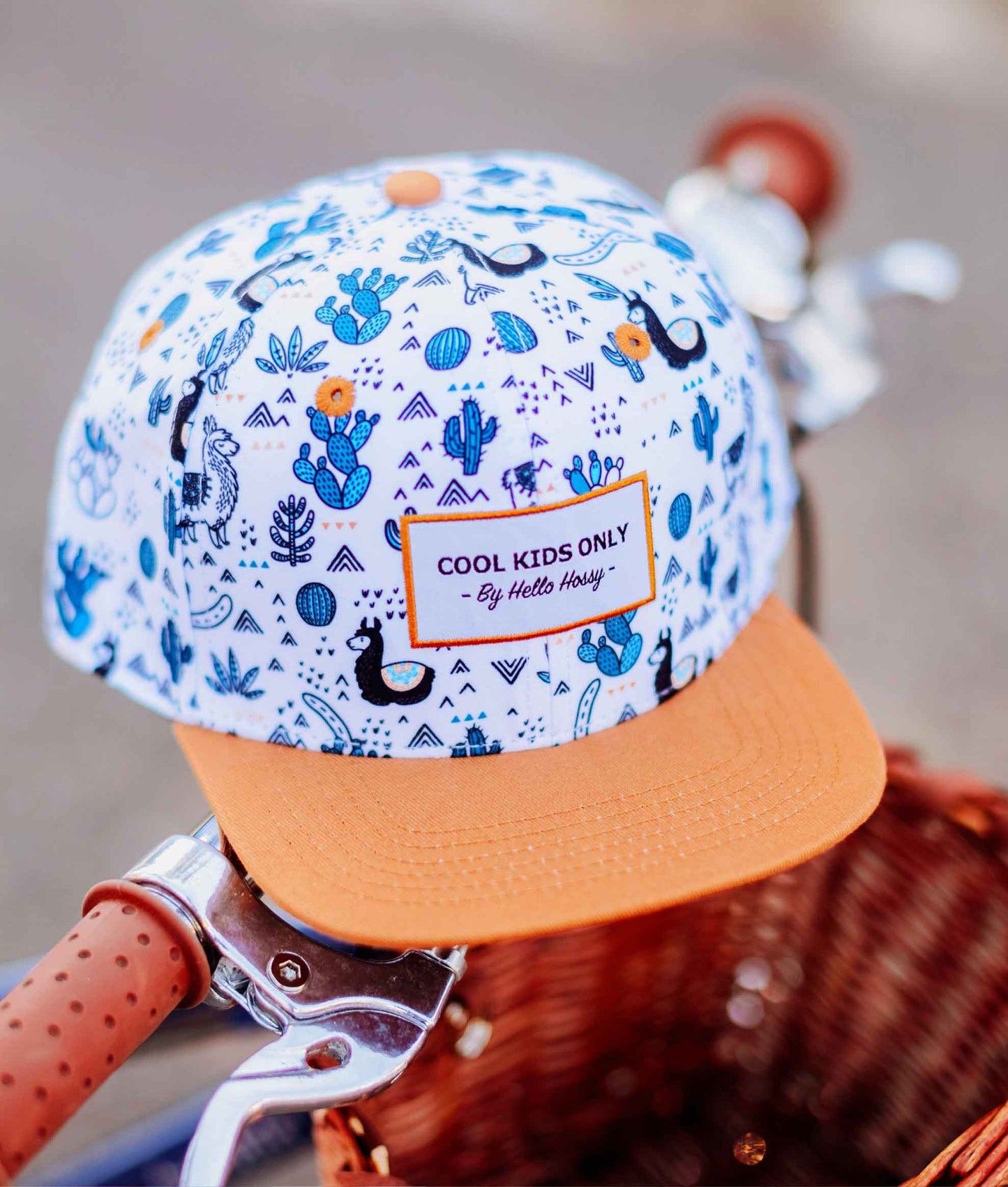 Casquette Enfants Lama, visière plate, éco-responsable, certifiée Oeko-Tex, dès 9 mois, Cool Kids Only !