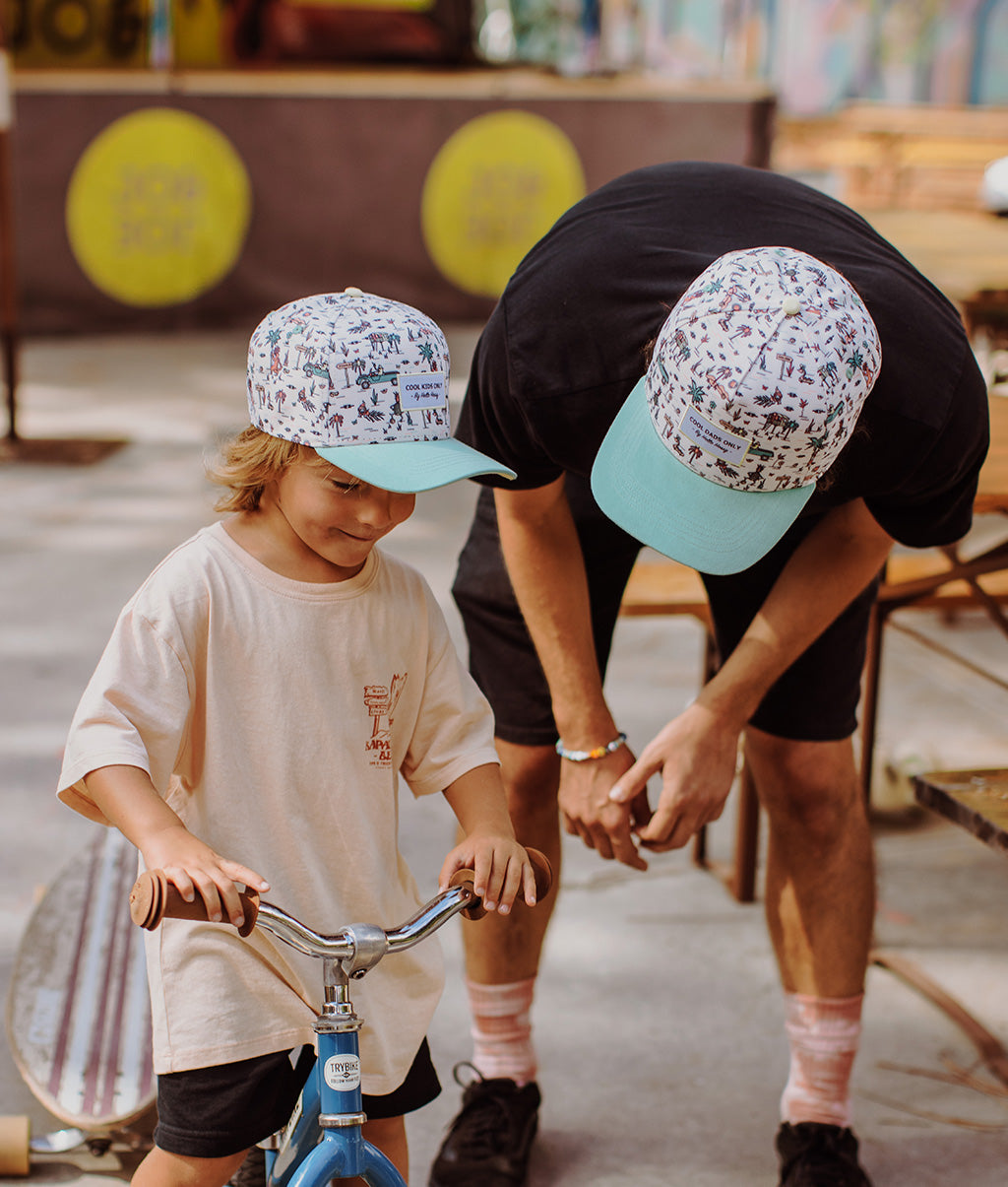 Casquette Parents-Enfants Jungly, visière courbée, matchy-matchy, éco-responsable, dès 9 mois, Cool Kids Only !