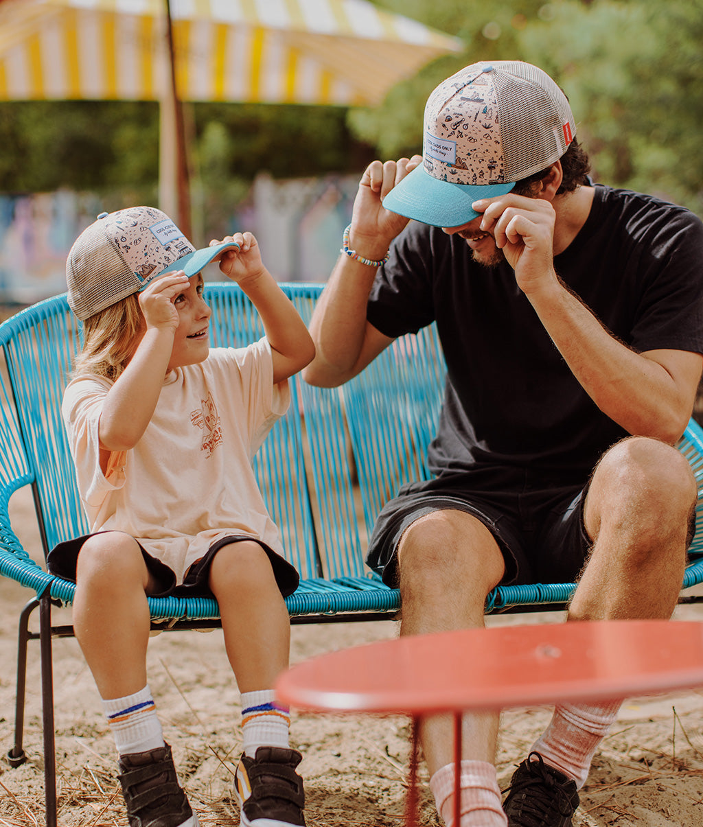 Casquette Parents-Enfants Road Trip, style Trucker, matchy-matchy, éco-responsable, dès 9 mois, Cool Kids Only !