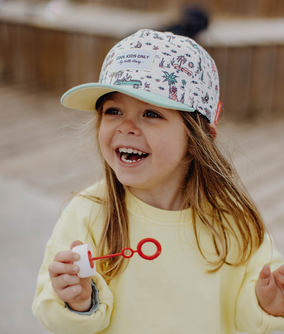 Casquette Enfants Jungly, visière courbée, éco-responsable, certifiée Oeko-Tex, dès 9 mois, Cool Kids Only !