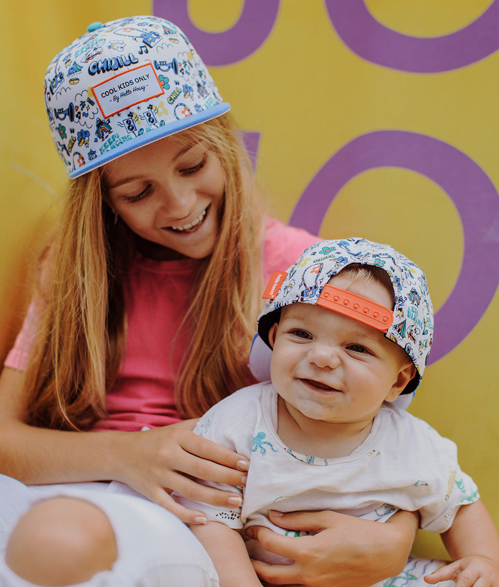 Casquette Enfants Chill, visière plate, éco-responsable, certifiée Oeko-Tex, dès 9 mois, Cool Kids Only !