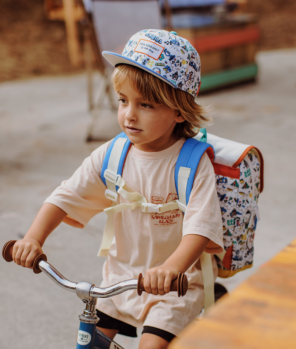 Casquette Enfants Chill, visière plate, éco-responsable, certifiée Oeko-Tex, dès 9 mois, Cool Kids Only !