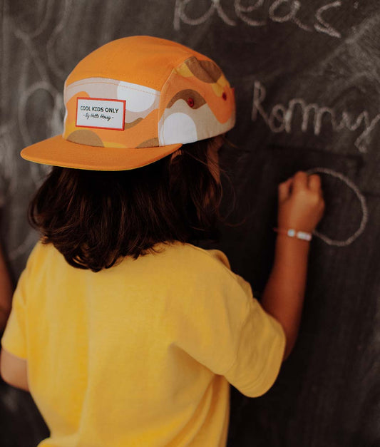 Casquette Enfants Sahara, visière plate, éco-responsable, certifiée Oeko-Tex, dès 9 mois, Cool Kids Only !